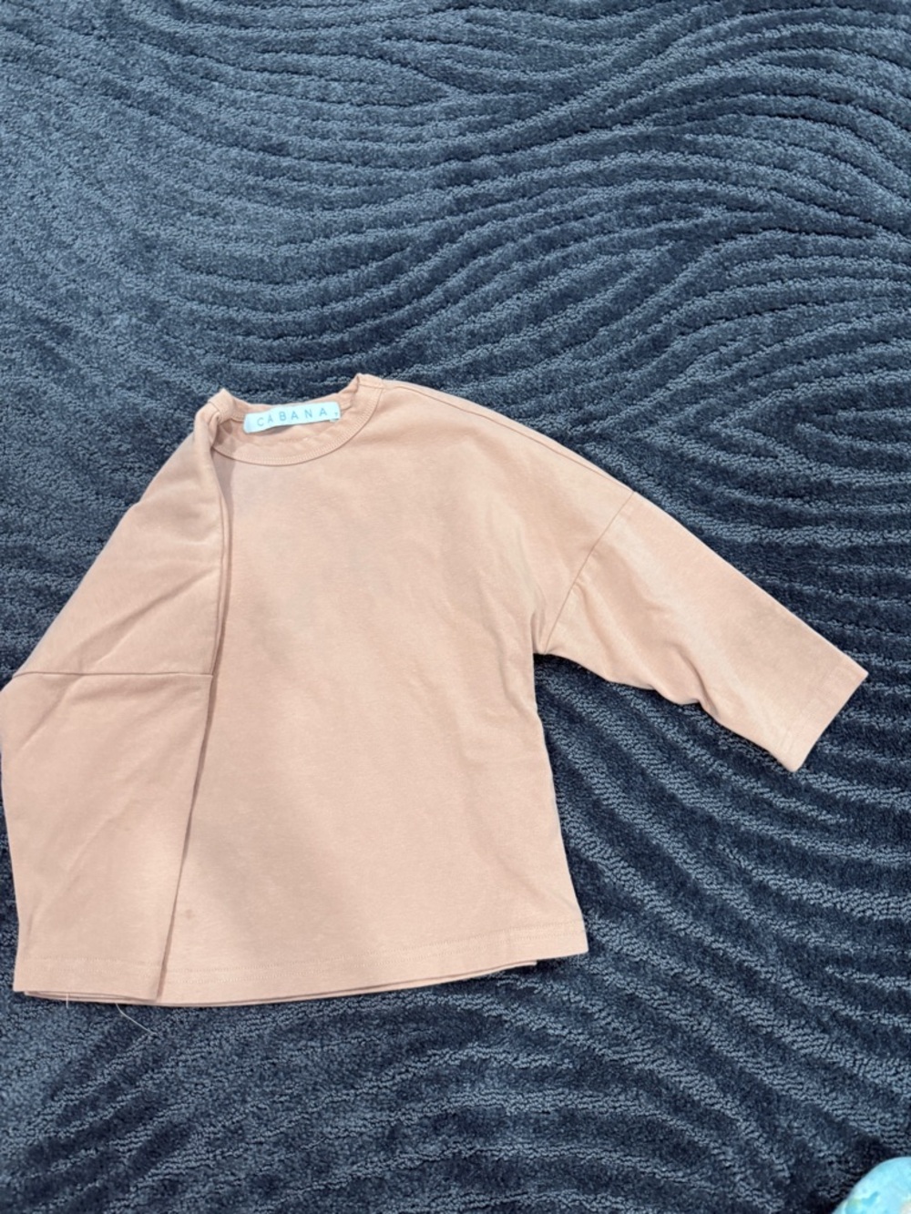 Girls cropped oversized t shirt